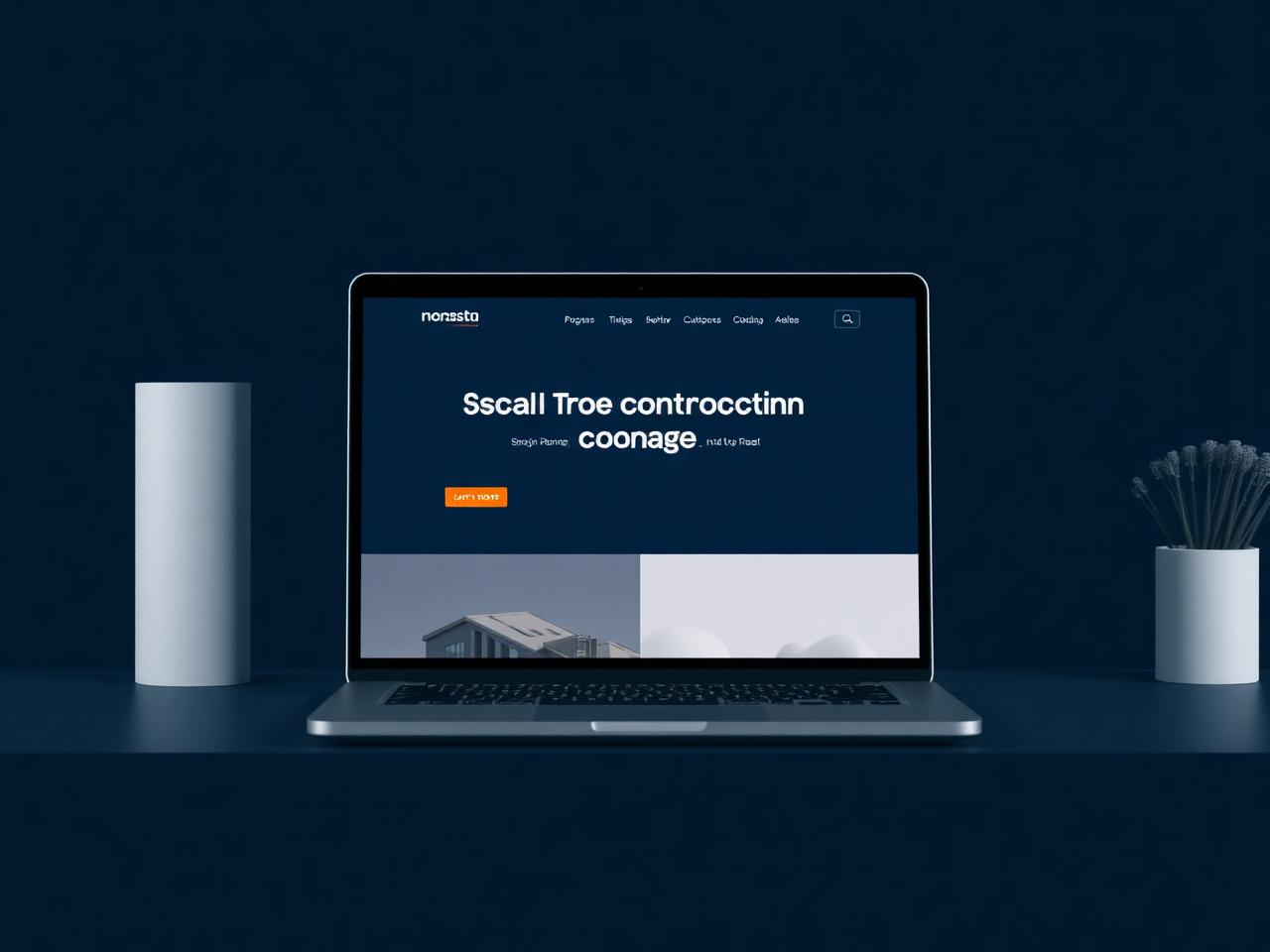 Site web d'entrepreneur en construction